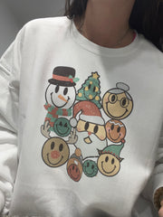 Christmas smiley faces
